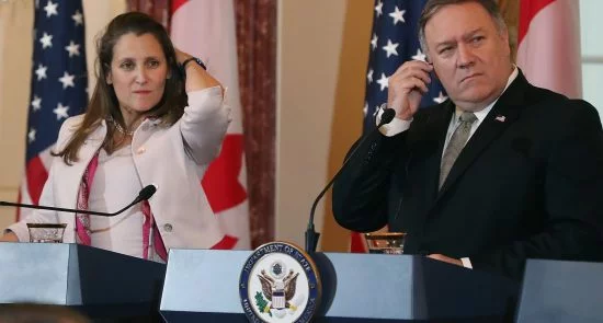 3000 550x295 - Pompeo Intervenes to Release two Canadians held in China after Huawei executive's arrest