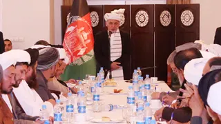 دیدار رئیس‌جمهور غنی با علمای تسنن و تشیع