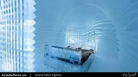 تصاویر دیدنی از هوتل یخی در سویدن