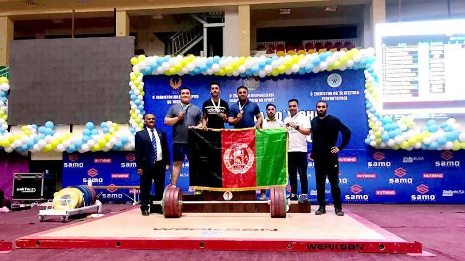 درخشش افغانستان در رقابت‌های بین‌المللی وزنه‌برداری