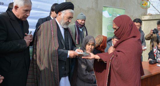 کمک رسانی به صدها خانواده بیجاشده در ساحه دیوان بیگی شهر کابل