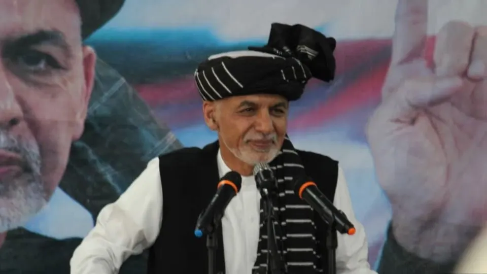 سخنان رییس‌ جمهور غنی در جمع مقام‌ها و باشنده‌گان ولایت نیمروز