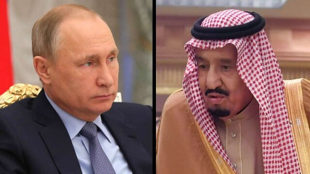 گفتگوی تلیفونی رییس جمهور روسیه با پادشاه عربستان