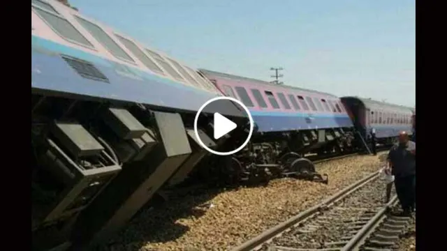 ویدیو/ برخورد مرگبار دو قطار مسافربری در مصر