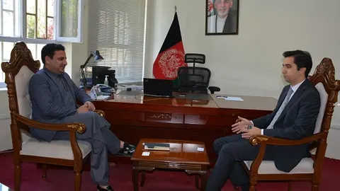 بررسی وضعیت مهاجرین افغان در دیدار معین امور پناهندگان با معاون سفیر ترکیه در افغانستان