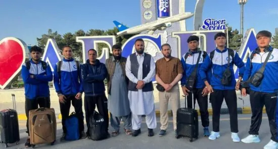تیم مشت‌زنی افغانستان راهی رقابت‌های قهرمانی آسیا در سریلانکا شد