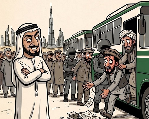 متحدہ عرب امارات میں افغان اور پاکستانی کارکنوں کی بے دخلی: انسانی حقوق کی سنگین خلاف ورزی