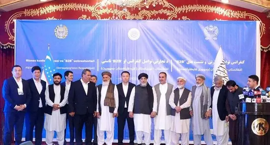 امضای ۱۴ توافقنامه تجاری میان افغانستان و اوزبیکستان در کنفرانس کابل
