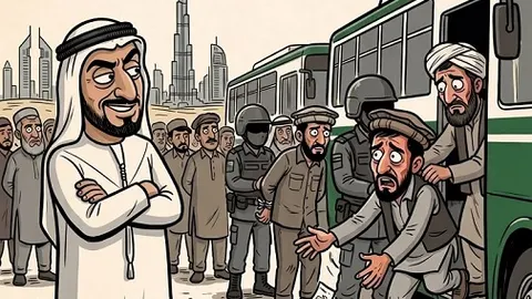 اخراج گروهی و جنجالی کارگران افغان و پاکستانی از امارات با انگیزه‌های سیاسی