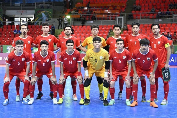 د افغانستان ملي فوتسال لوبډلې نړیوال رینکینګ کې مهم پرمختګ